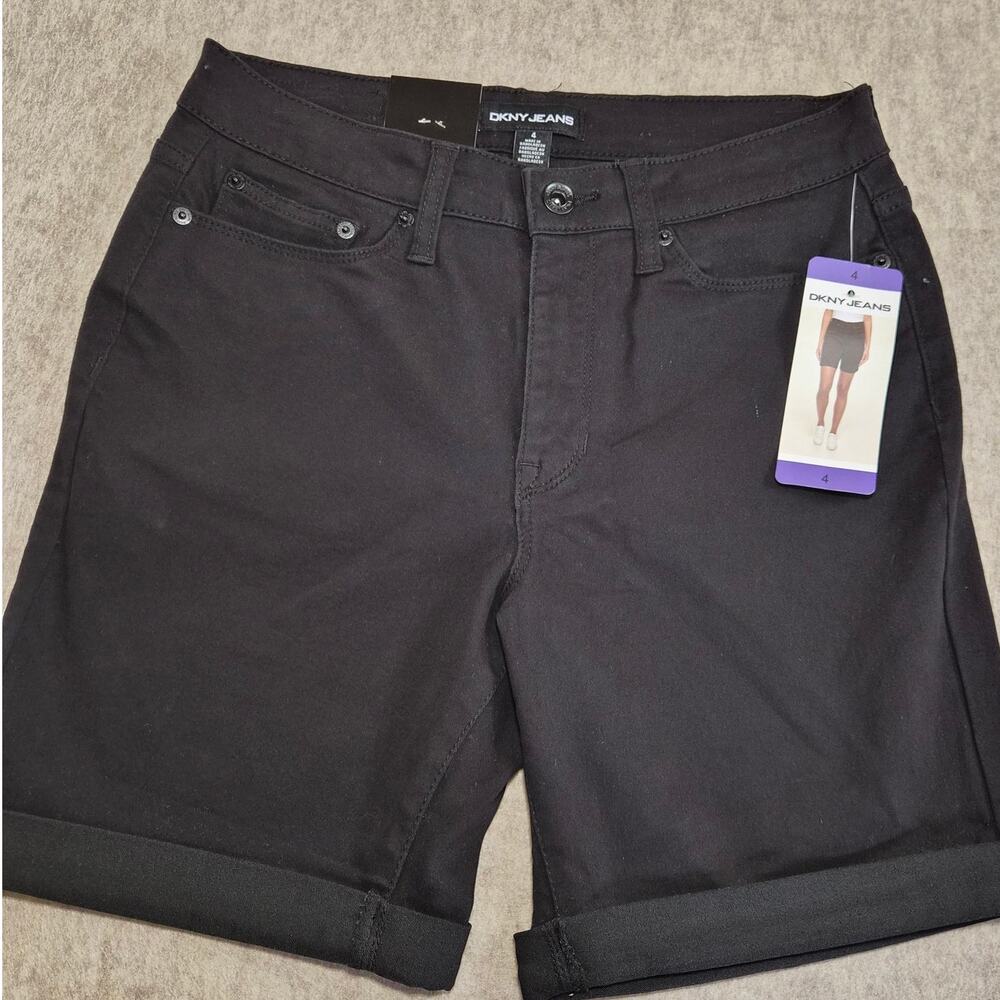 DKNY high rise jean Bermuda shorts SIZE 4